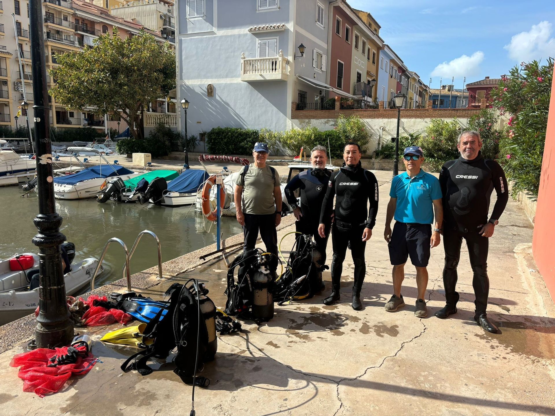 Equipo de buceo